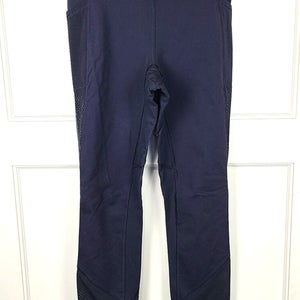 Lululemon Hit It 7/8 Crop Womens Black Mesh Side Leggings Active Running Size: 6
