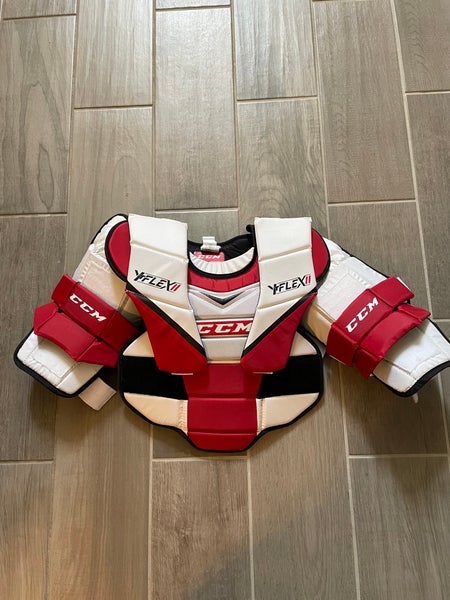 Used L/XL CCM Yflex II Goalie Chest Protector