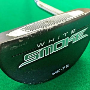 TaylorMade White Smoke MC-72 Mallet Putter / RH / Steel ~35" / New Grip / mm6348