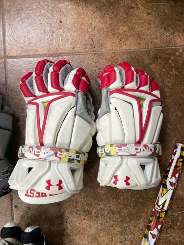 Maryland Under Armour Lacrosse Gloves