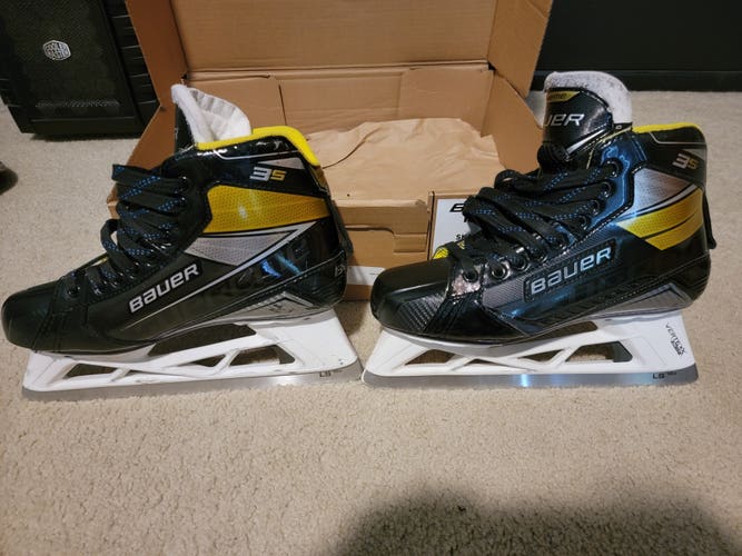 Bauer 3s Goalie Skates 8.5 Fit2