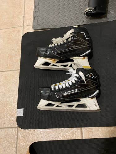 Used Bauer Regular Width Size 11 Supreme 1S Hockey Goalie Skates