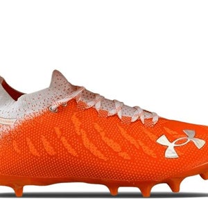 new Under Armour/UA Men's team Spotlight Lux MC Football Shoe 12 orange/white