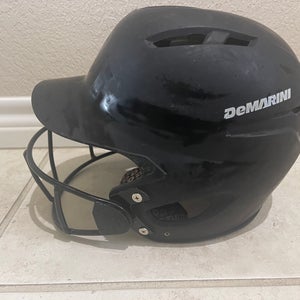 Used 6 3/8-7 1/8 DeMarini Softball Batting Helmet