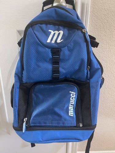 Marucci Bat Backpack Bag Royal Blue
