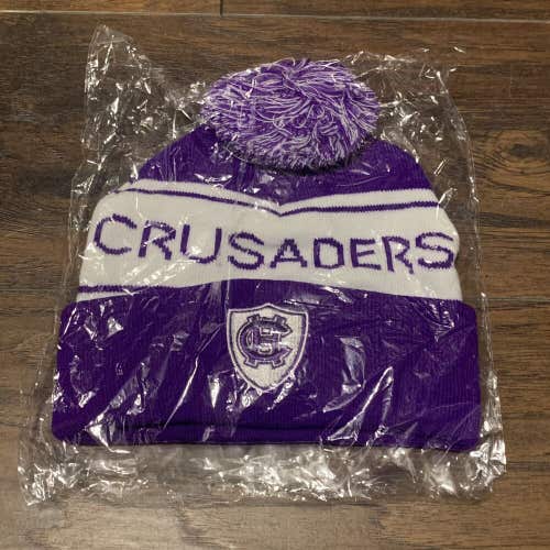 Holy Cross Crusaders Worcester MA NCAA Pepsi Promo Winter team logo hat
