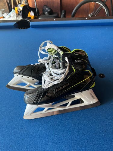 Used Bauer Regular Width Size 9 GSX Hockey Goalie Skates