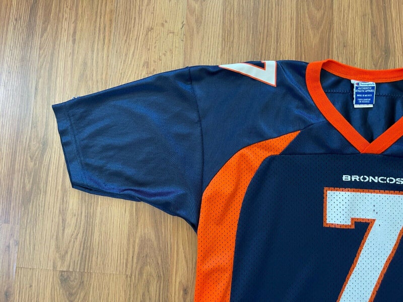 Denver Broncos John Elway #7 NFL FOOTBALL VINTAGE Champion Size Large Jersey!