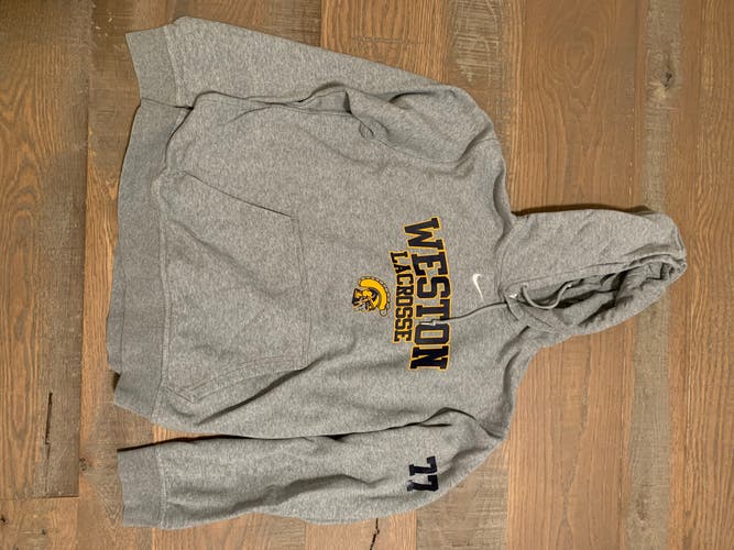 Weston lax #77 - Gray Used Medium Nike Sweatshirt