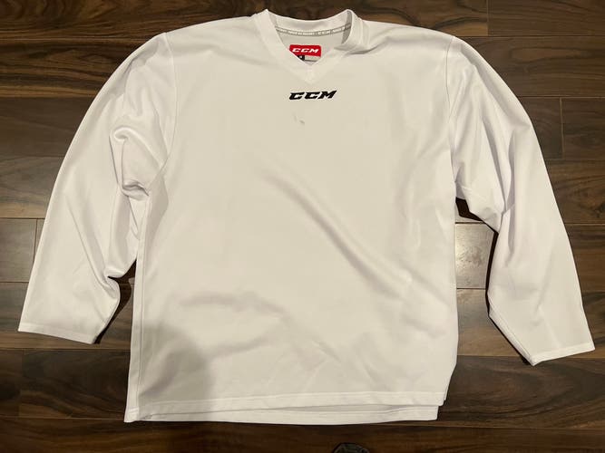CCM White Practice Jersey