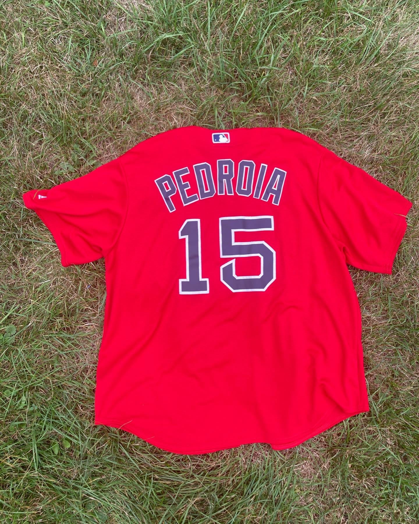 Boston Red Sox Dustin Pedroia jersey t shirt XL | SidelineSwap