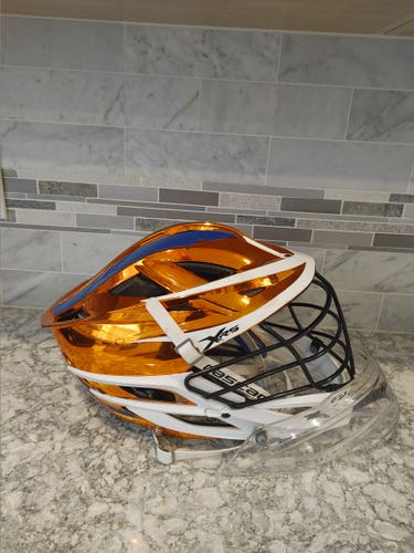 LAST CALL - Used Cascade XRS Helmet with goalie throat guard