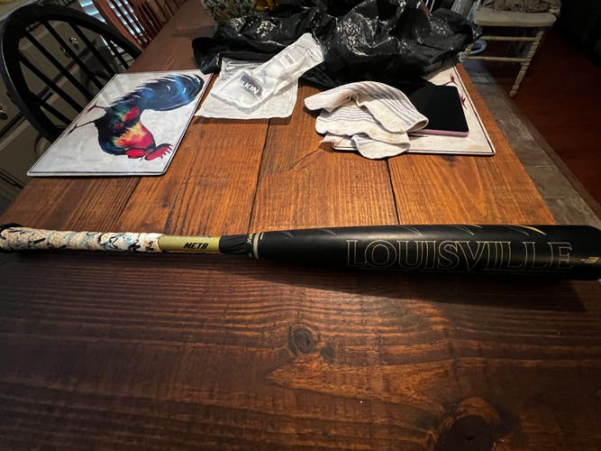 Used BBCOR Certified Louisville Slugger Composite Meta Bat (-3) 29 oz 32"