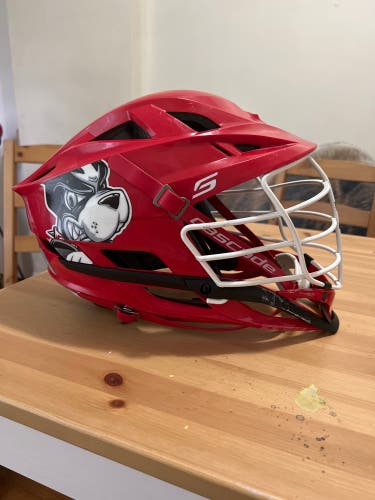 BU Lacrosse Cascade S Helmet