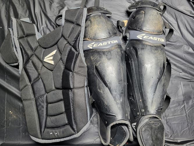 Used Intermediate Easton Catcher's Combo