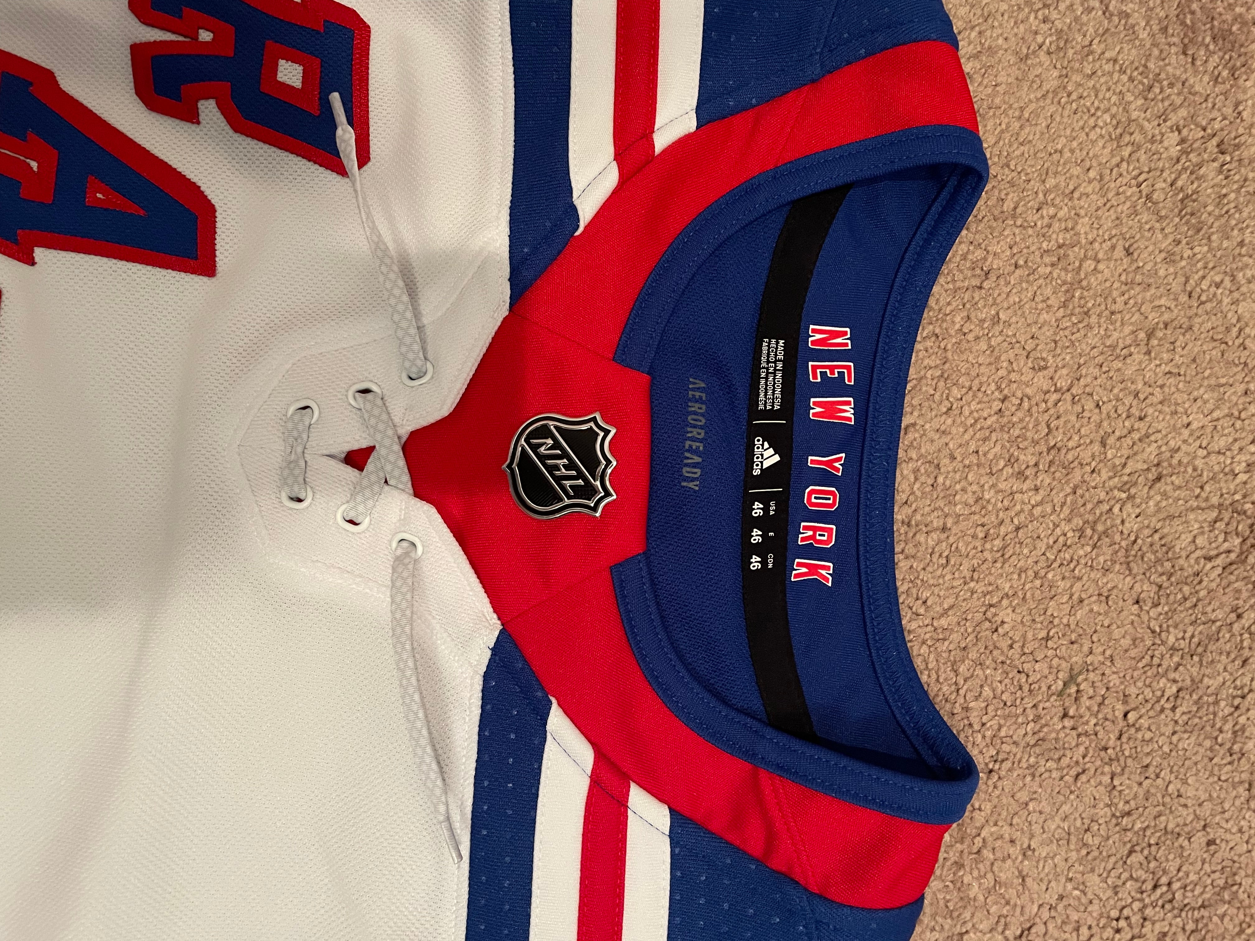 Adidas New York Rangers Authentic NHL Jersey - Away - Adult