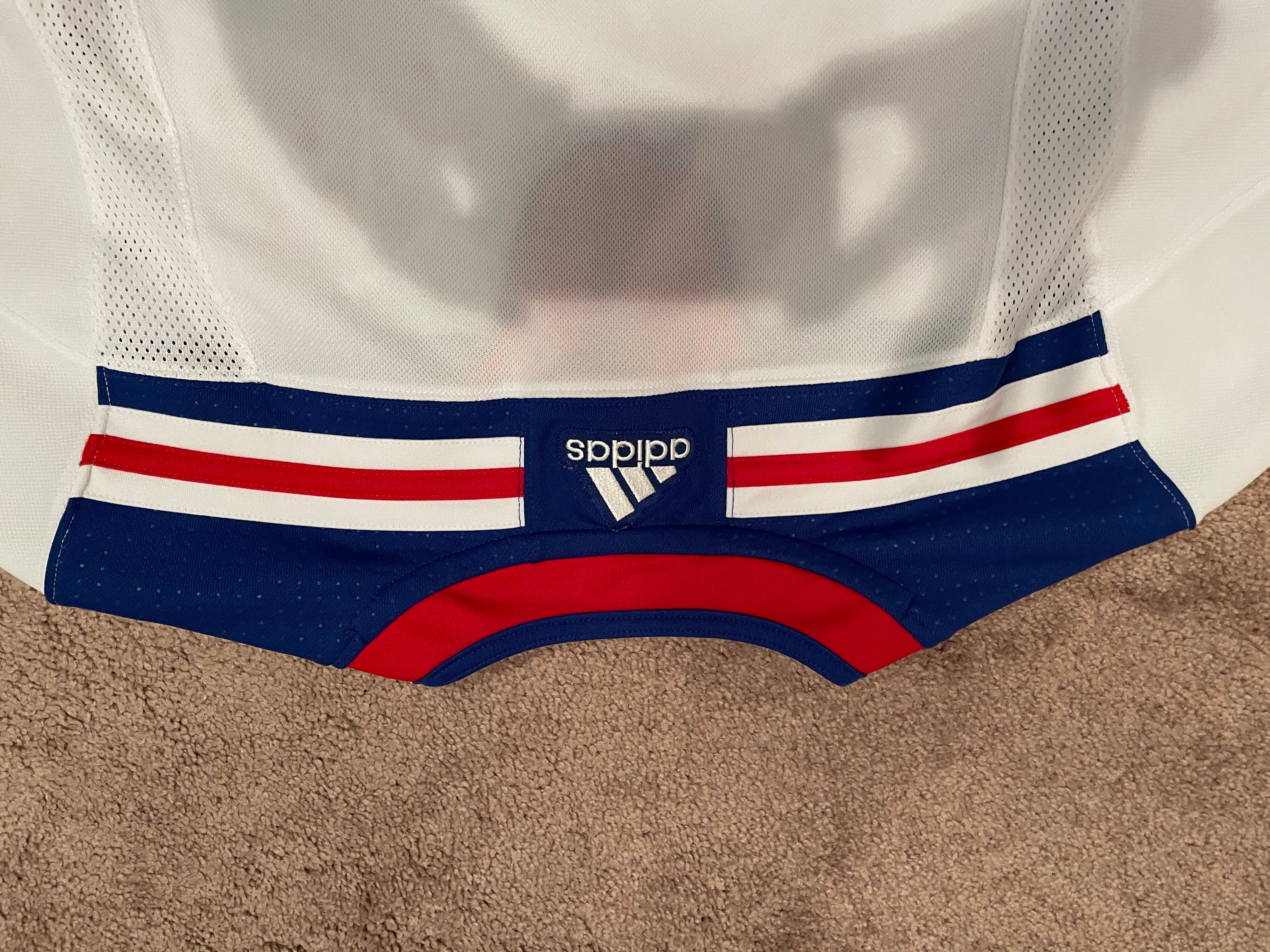 Authentic Adidas NHL New York Rangers #26 Hockey Jersey New Mens Size 46  $190