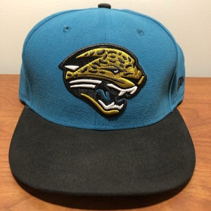 Jacksonville Jaguars Hat Baseball Cap Fitted 7 1/2 New Era Blue NFL Football