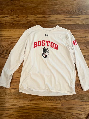 Boston University Lacrosse team issued shirt