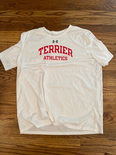Boston university lacrosse/athletics shirt