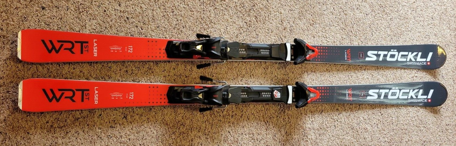 2022 Stockli Laser WRT ST 172 cm w/ Salomon SRT 12 Bindings and Speed Plate