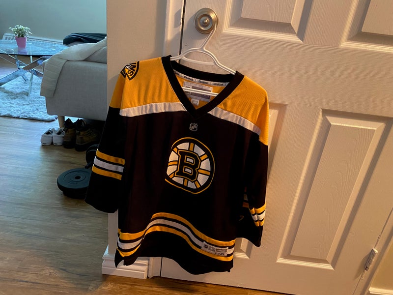 Boston Bruins Black Home Jersey (Youth Large/Extra Large)