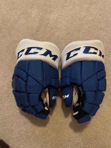 USED CCM HGTKXP 13” Zero Cuff Pro Stock Toronto Maple Leafs Gloves