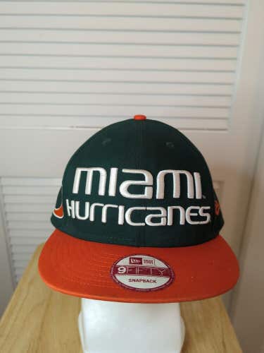 Miami Hurricanes New Era 9fifty Snapback Hat NCAA