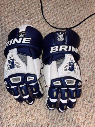 Used Brine 13" King IV Lacrosse Gloves