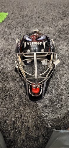 Senior Used AIRBRUSHED Goalie Mask.