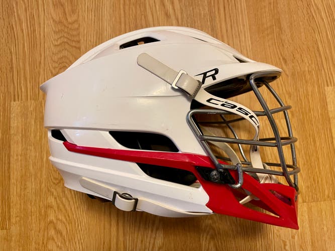Cascade R Helmet white and red  - Used
