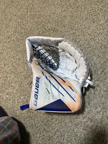 Bauer Hyperlite Glove Blue And White