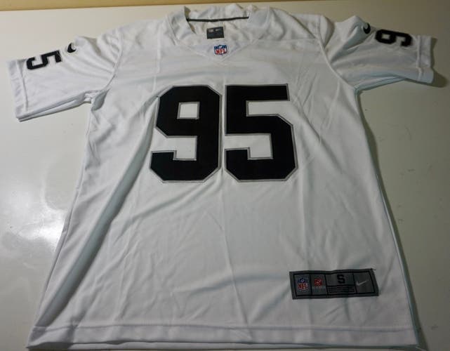 RAIDERS NFL FOOTBALL JERSEY -GARCIA #95 ADULT SMALL