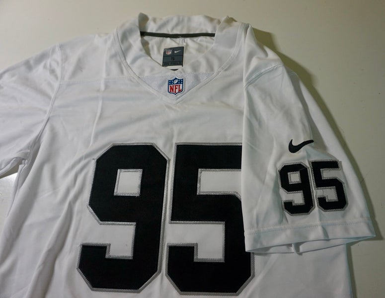 RAIDERS NFL FOOTBALL JERSEY -GARCIA #95 ADULT SMALL