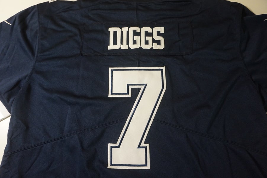 Diggs Dallas Cowboys Gray Baseball Jersey - Dgear