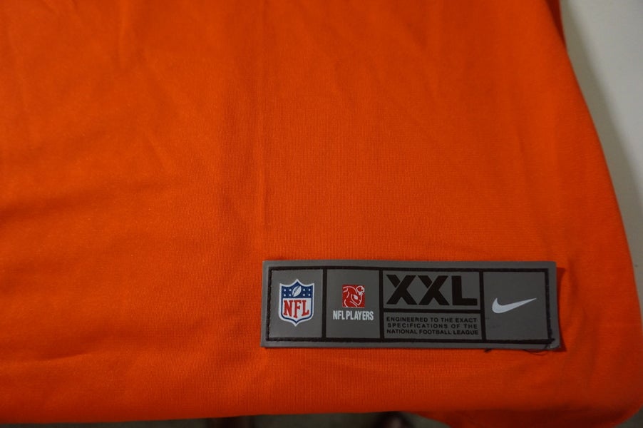 Justin Fields Chicago Bears Orange Game Jersey by NIKE®