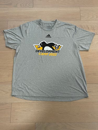 Pro Stock Pro Return adidas Climalite Creator Tee Pittsburgh Penguins Development Camp Shirt XL