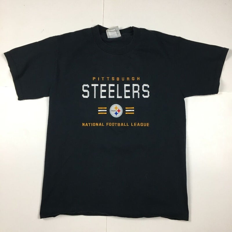 NFL Pro Shop Vintage 90s Pittsburgh Steelers Henley Polo Shirt