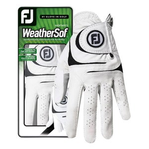FootJoy WeatherSof White Womens Golf Glove