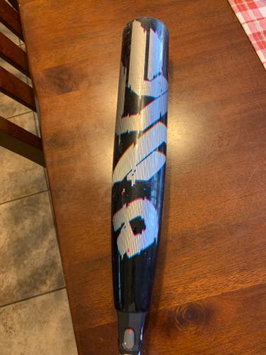 Used USSSA Certified 2021 DeMarini Composite CF Glitch Bat (-8) 22 oz 30"
