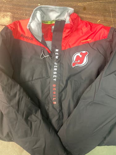NJ Devils Reebok Jacket size large