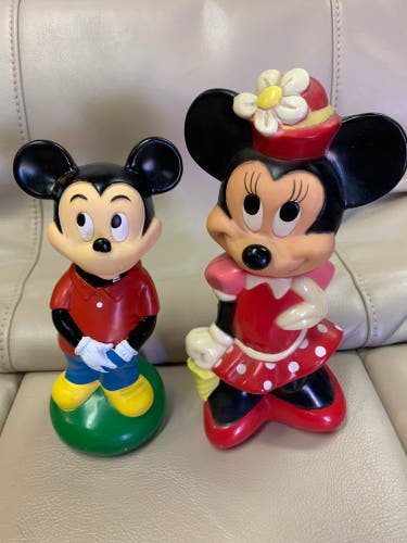 Mickey and Minnie Mouse collectables