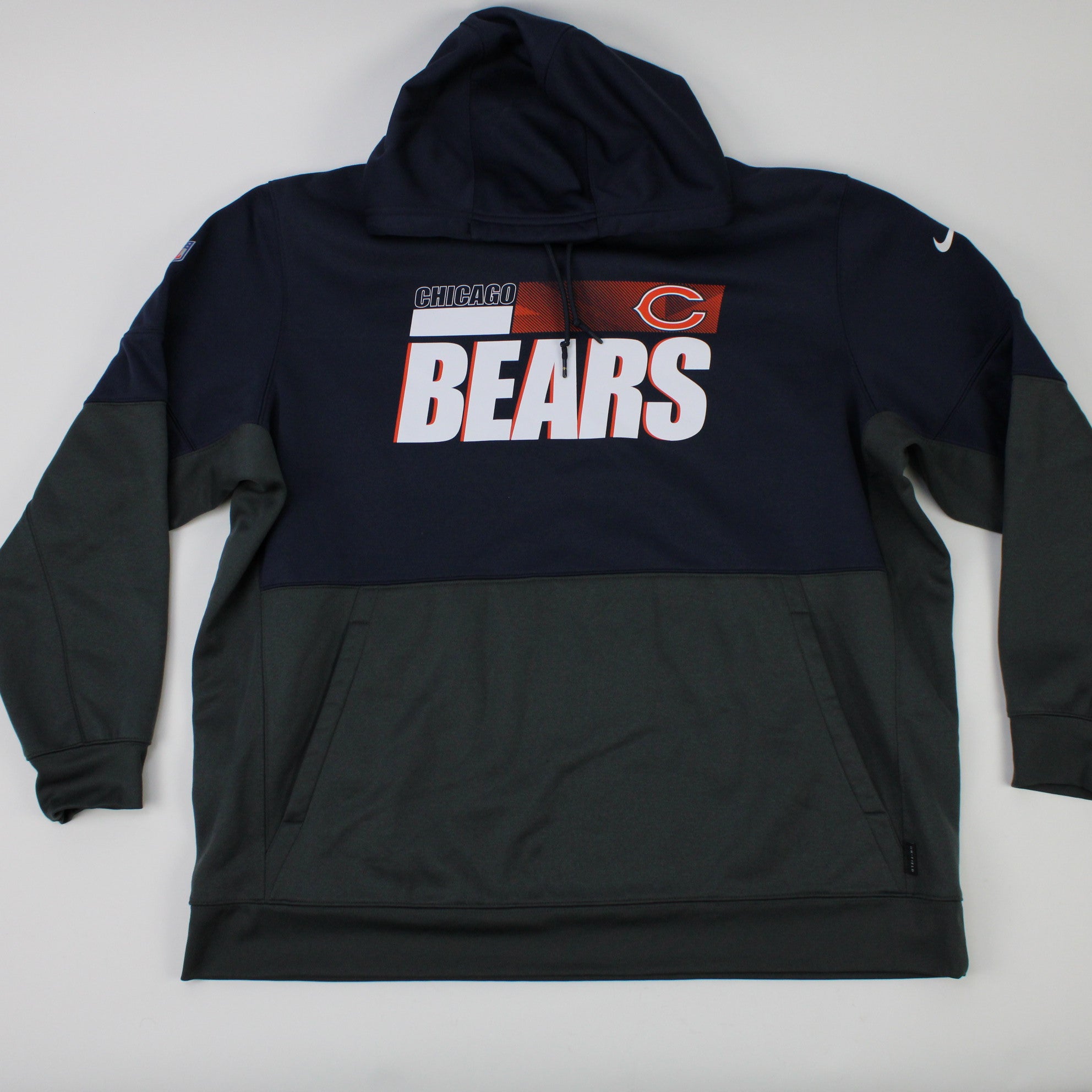 Chicago Bears Nike Dri-Fit Sweatshirt Men's Navy Used 3XL