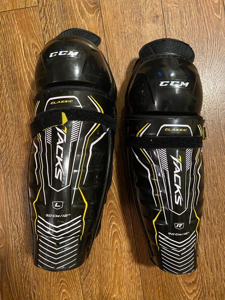 New CCM Tacks Shin Pads 12” JR