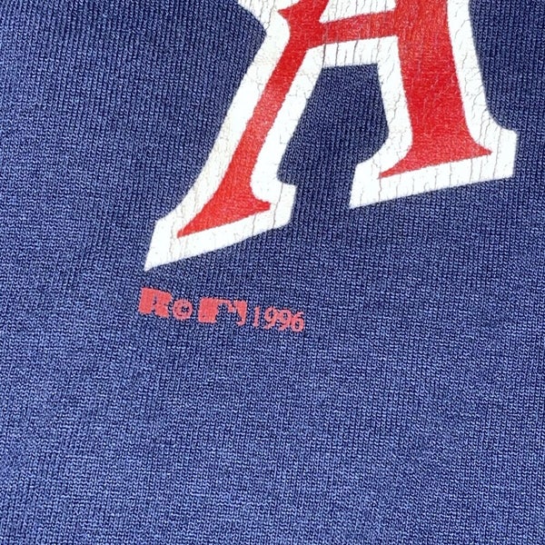 California Angels Shirt Mens Medium Russell Athletic Blue Baseball MLB  Vintage