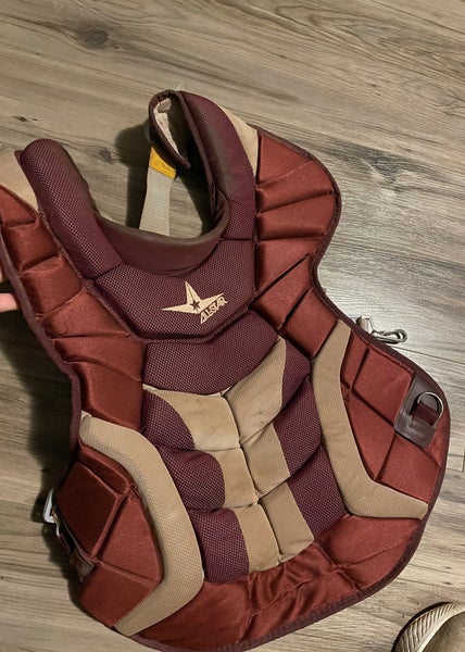 All-Star Cp1216s7 System 7 15.5 inch Chest Protector - Purple