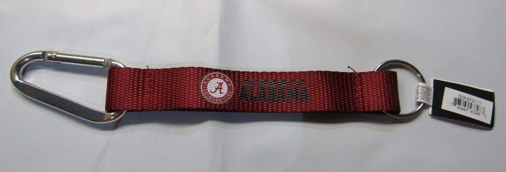 NCAA Alabama Crimson Tide Carabiner w/Key Ring 8.5" long by Aminco