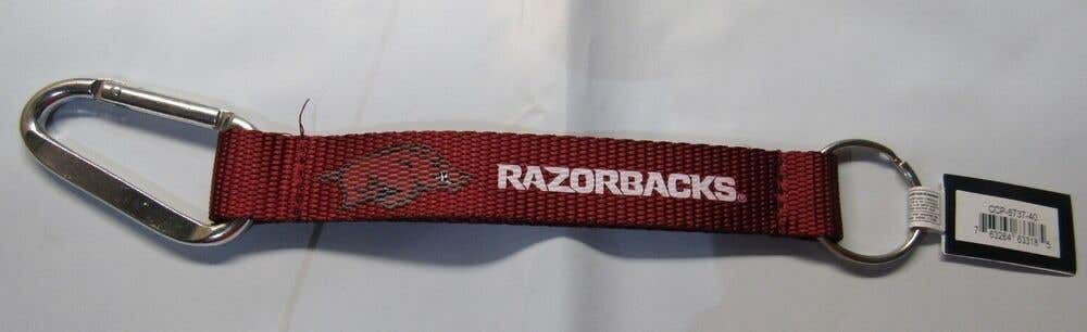 NCAA Arkansas Razorbacks Carabiner w/Key Ring 8.5" long by Aminco