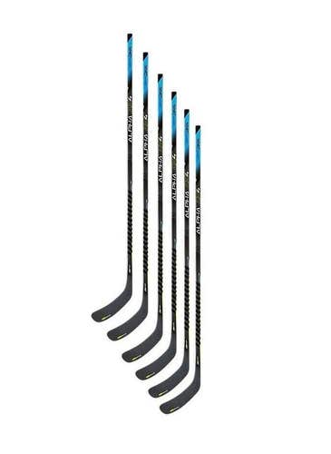 6 New Warrior Alpha DX4 Grip hockey sticks 65 flex senior left W28 Gallagher LH
