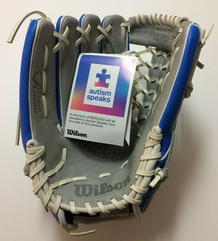 Wilson A2000 Love The Moment Autism Speaks 12.5 Outfield Baseball Glove  2023